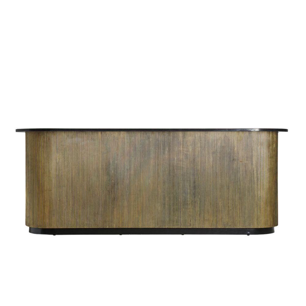 Bancone bar Art Decò dorato