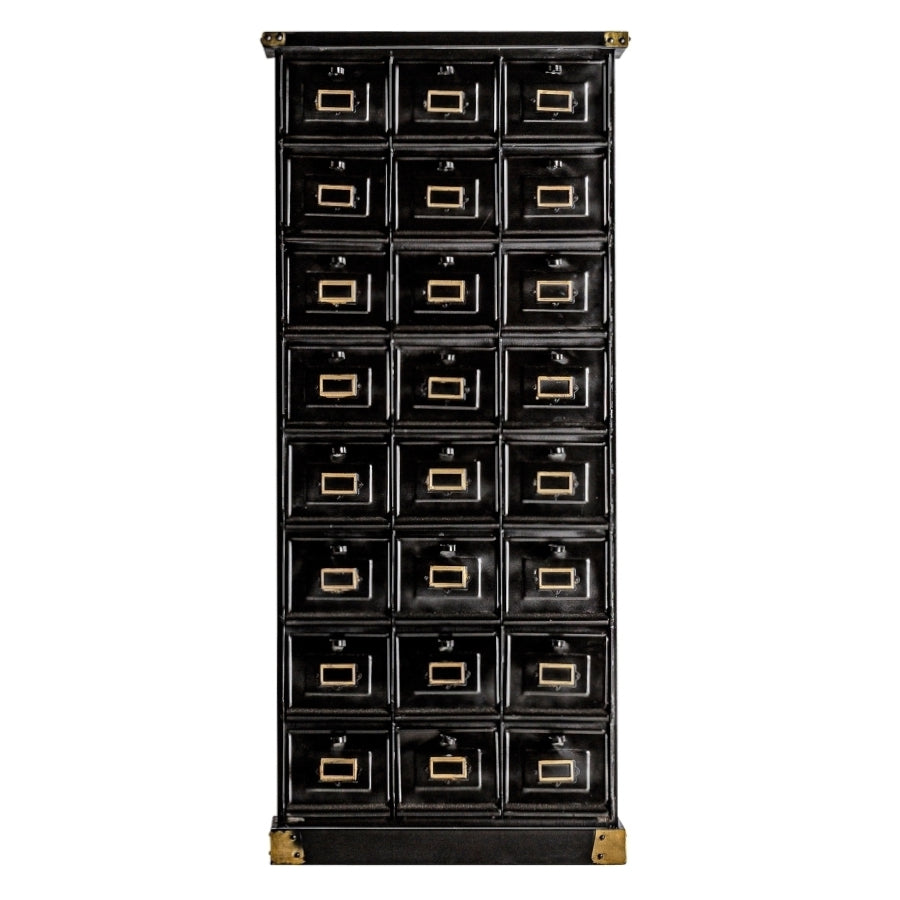 Cassettiera industrial ferro battuto