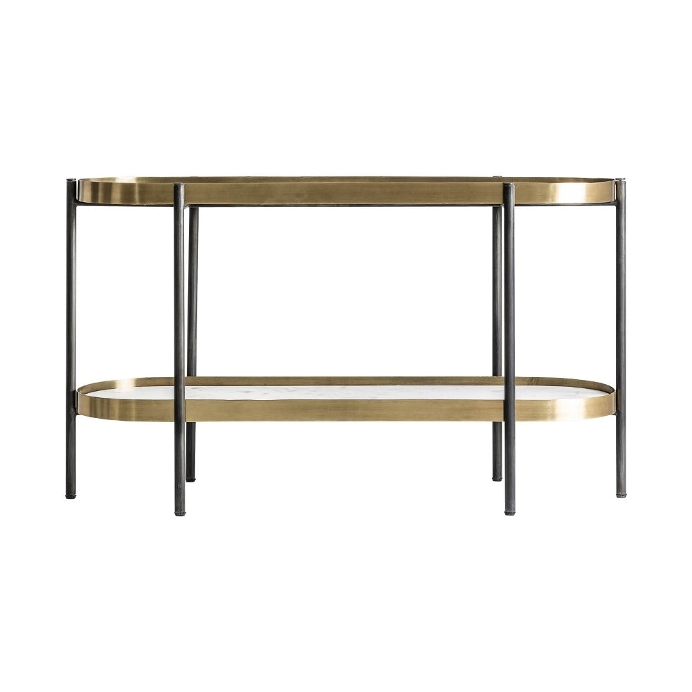 Consolle vintage dorata