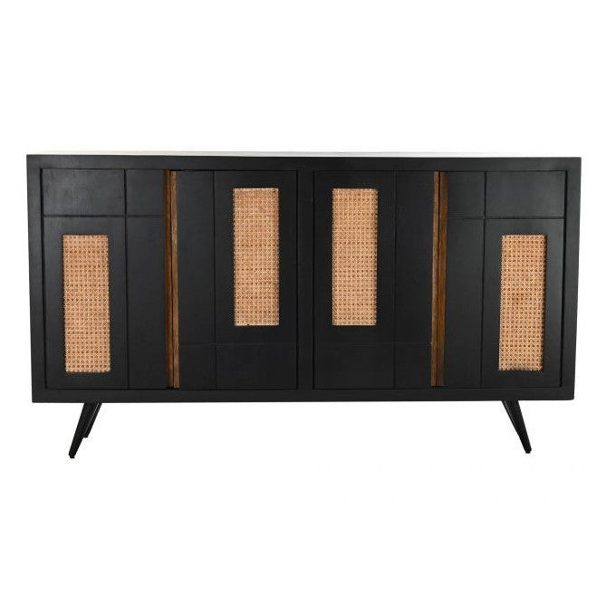 Credenza buffet vintage nero