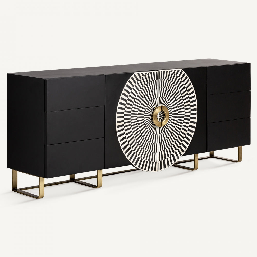 Credenza lusso ferro osso