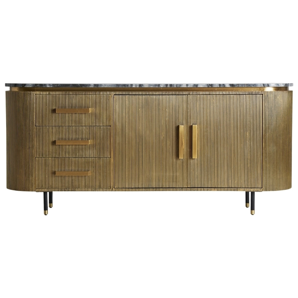 Credenza vintage oro marmo