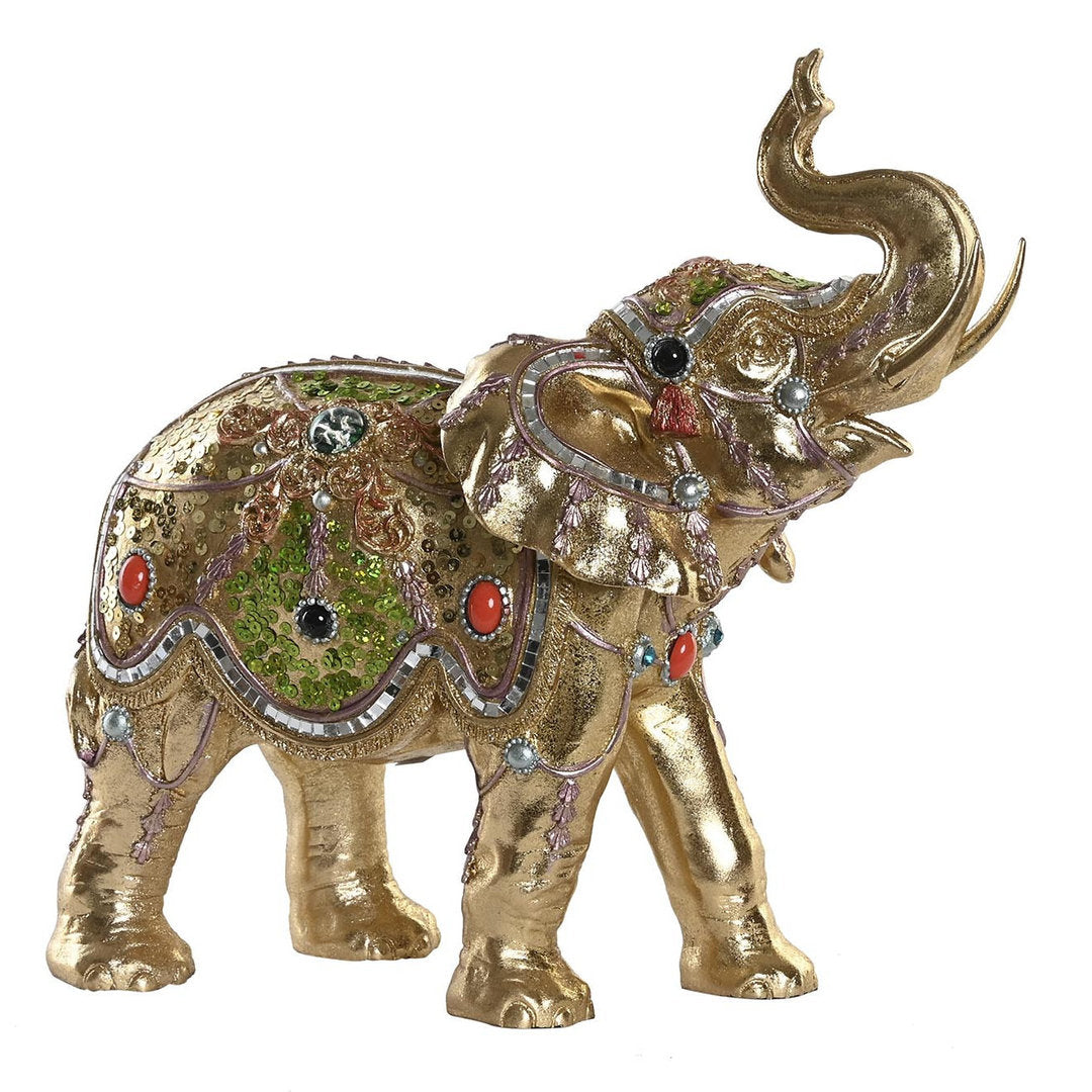 Elefante dorato decorato H30