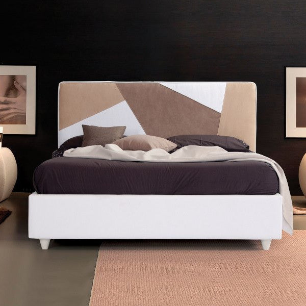 Letto matrimoniale design patchwork