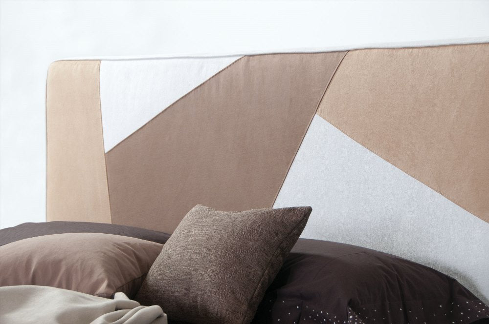 Letto matrimoniale design patchwork