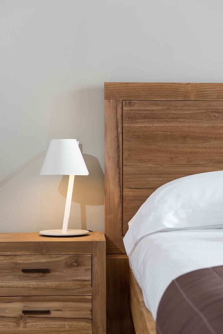 Testata letto matrimoniale legno teak