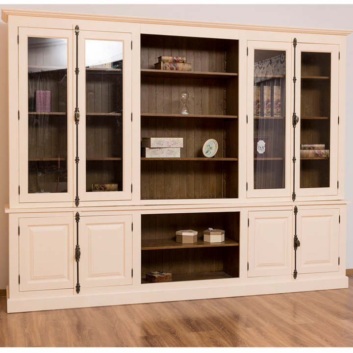 Libreria shabby ideale per salotto vintage