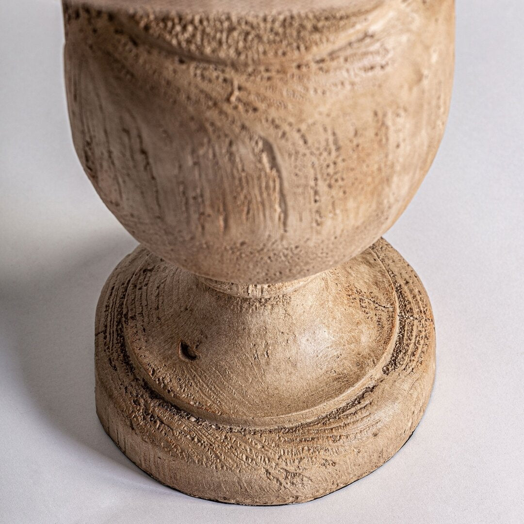 Lampada coloniale in legno