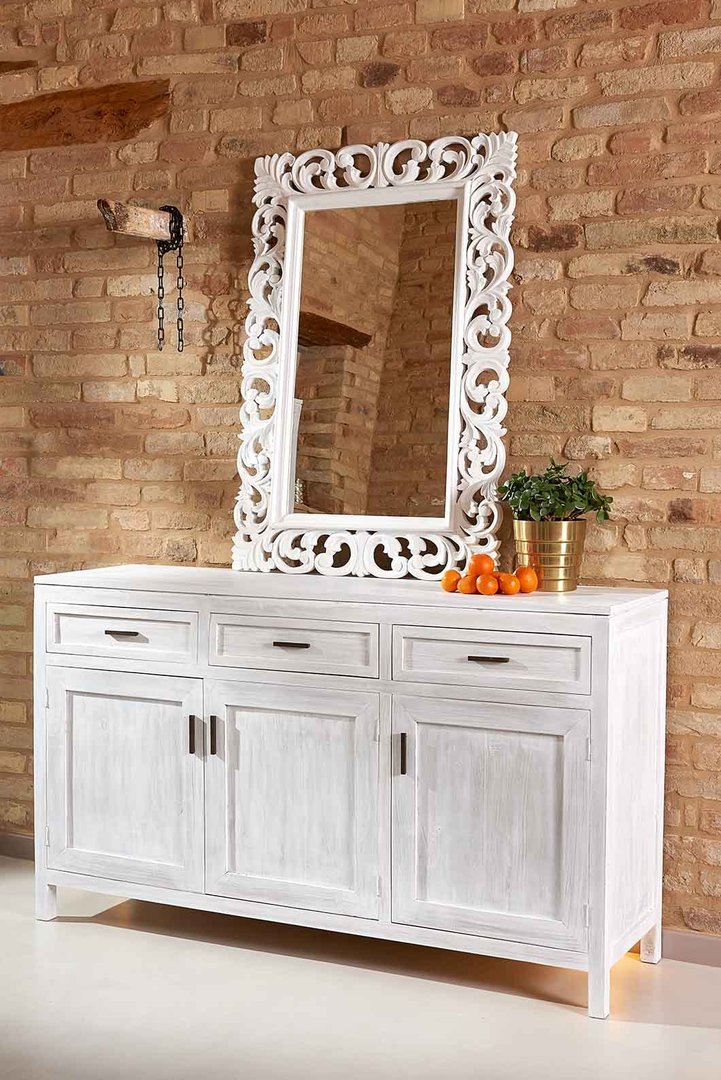 Madia country teak sbiancato