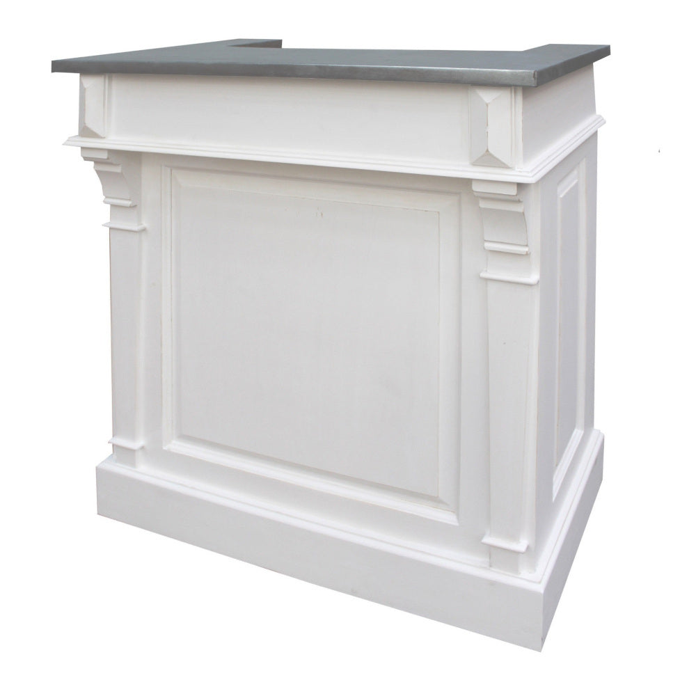 Mobile cassa francese bianco shabby