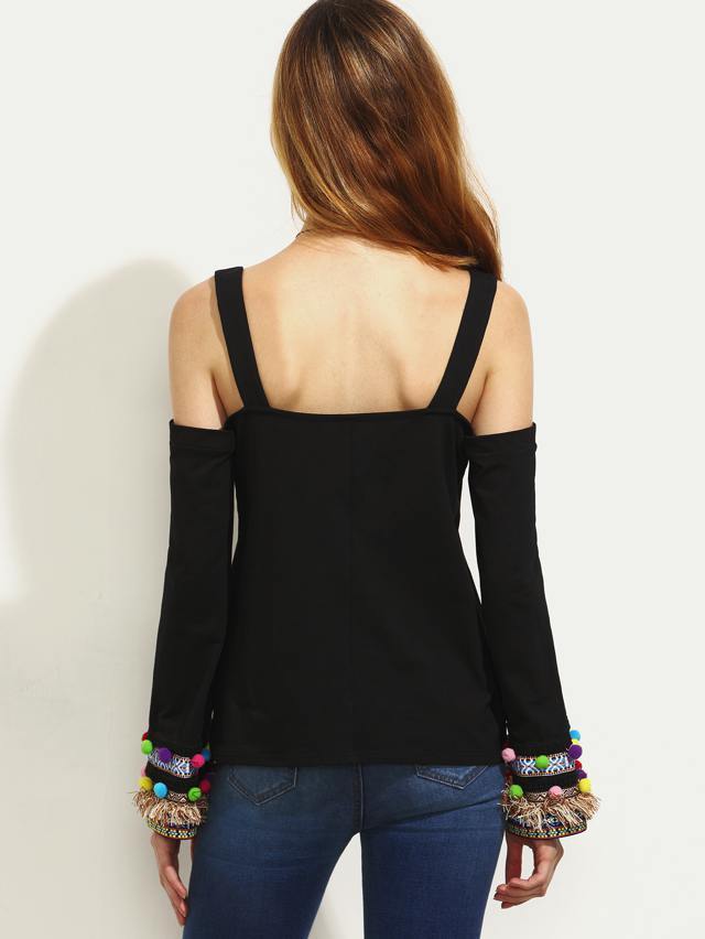 Maglia spalle scoperte vintage