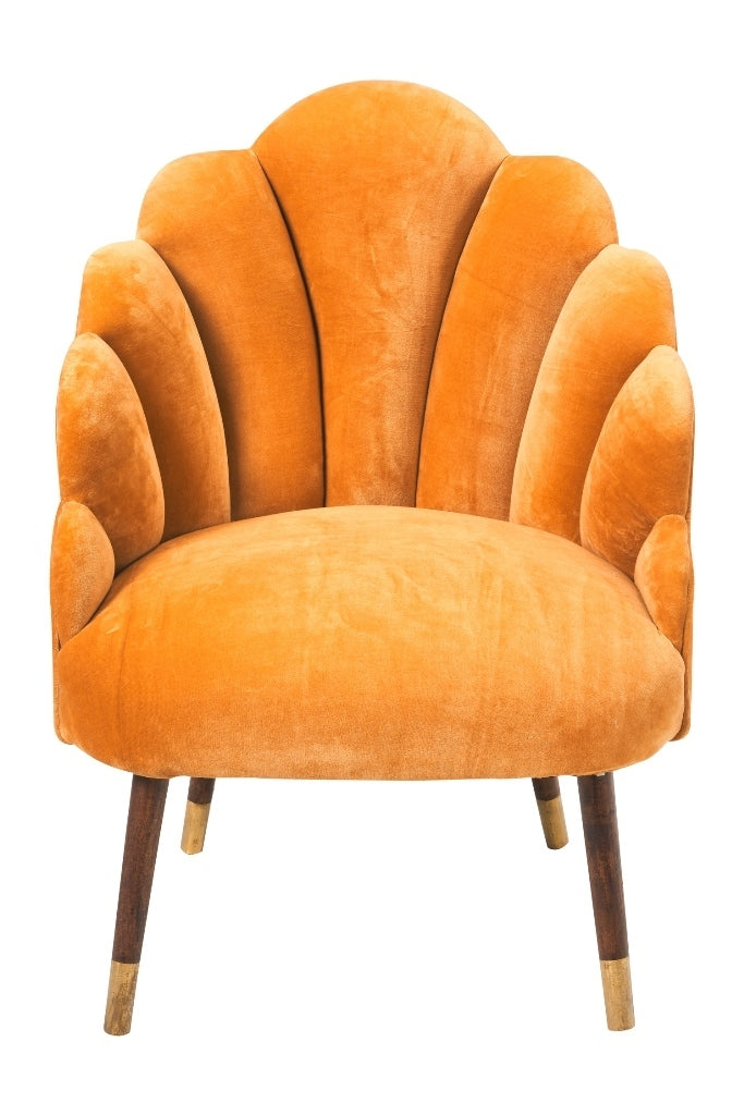 Poltroncina glam caramello