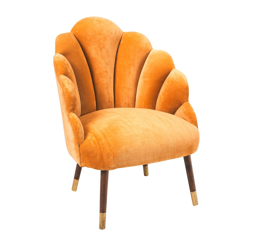 Poltroncina glam caramello