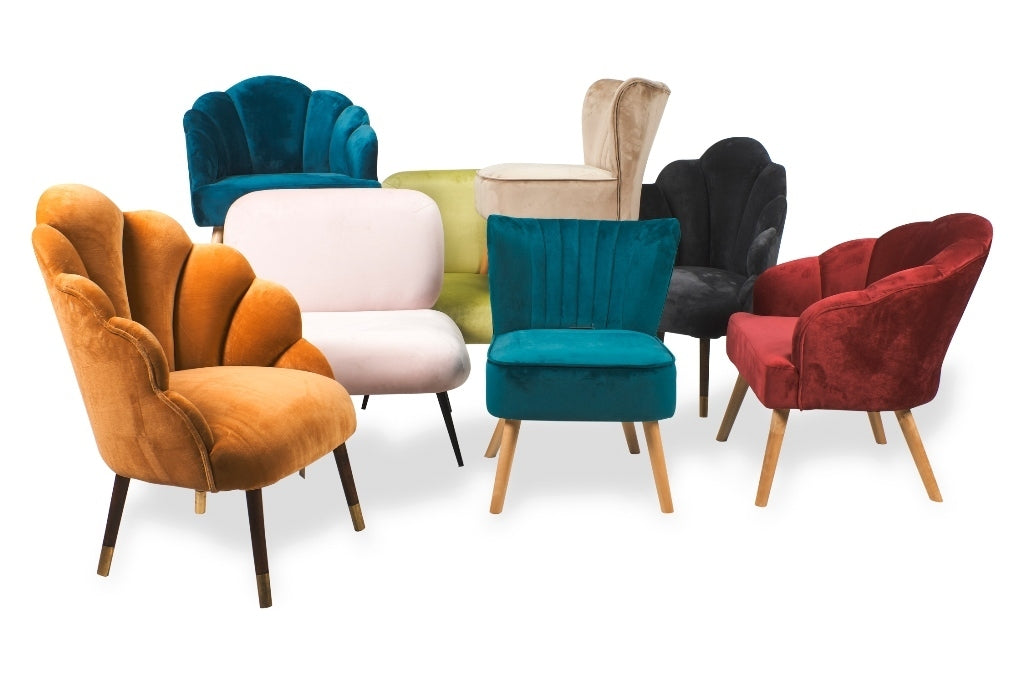 Poltroncina glam nera