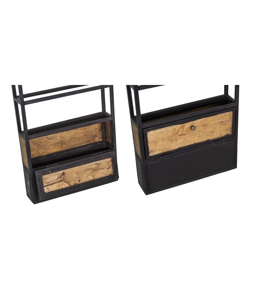 Portabottiglie industrial da muro