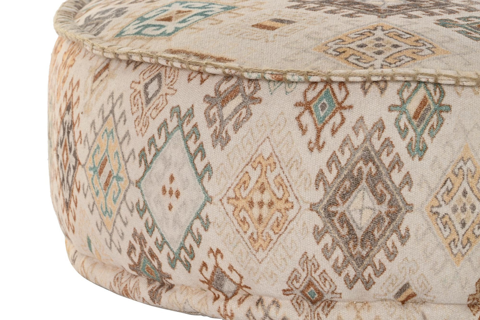 Cuscino pouff rotondo boho chic