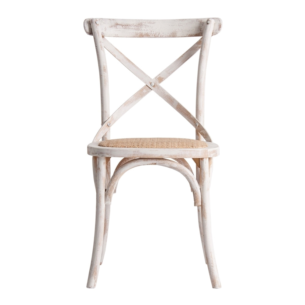 Sedia provenzale bianco shabby