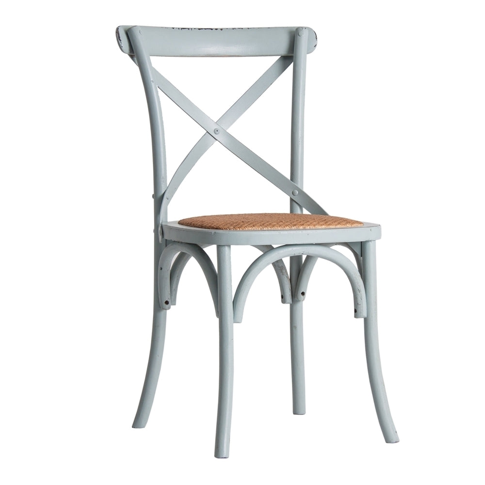 Sedia provenzale celeste shabby