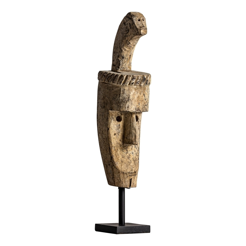 Statua maschera etnica legno