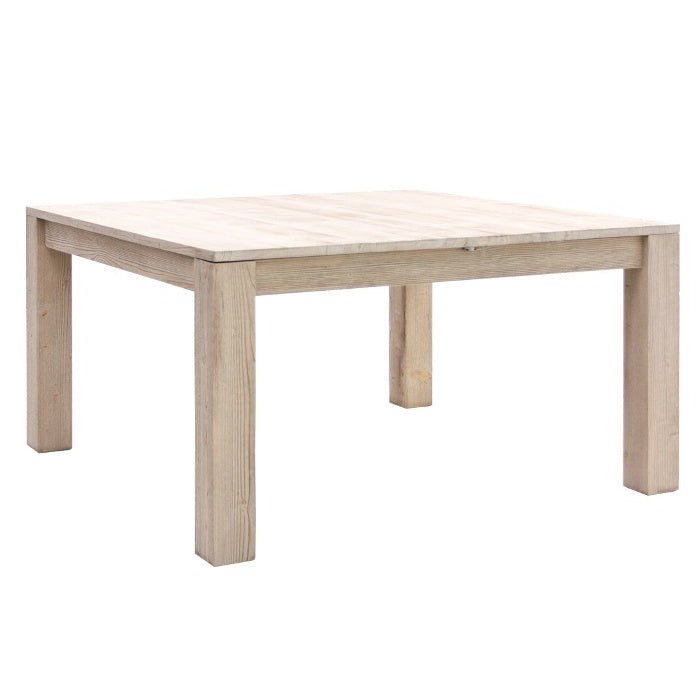 Tavolo quadrato pranzo legno massiccio 150x150