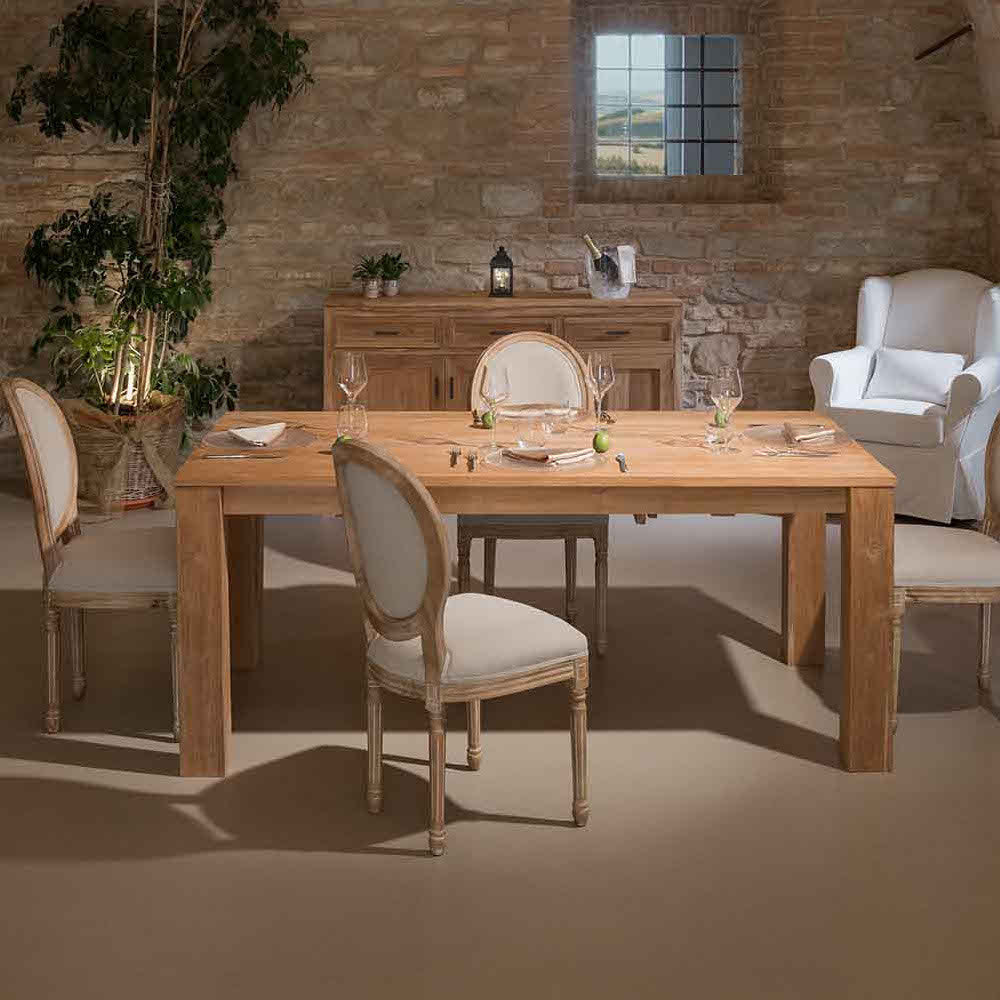 Tavolo country chic teak