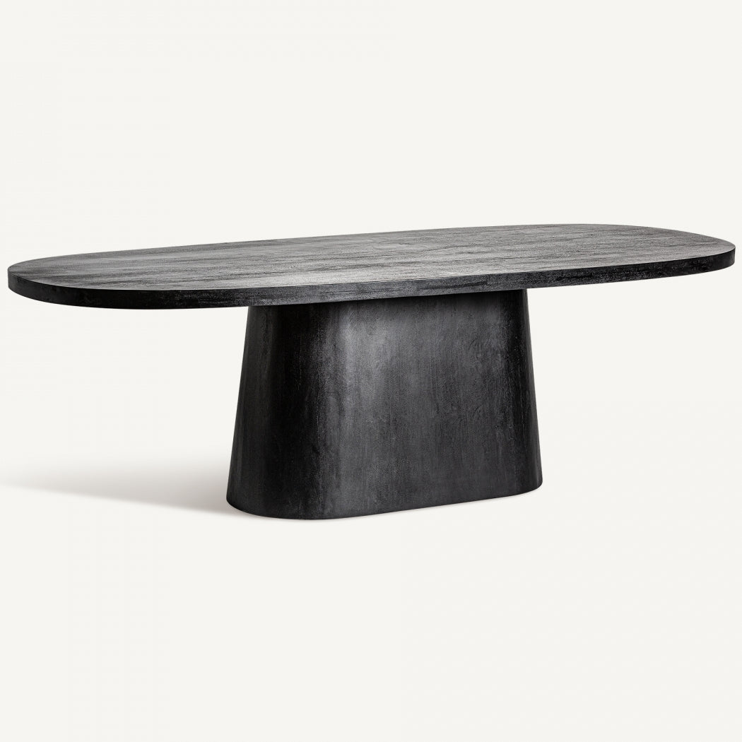 Tavolo pranzo nero art déco