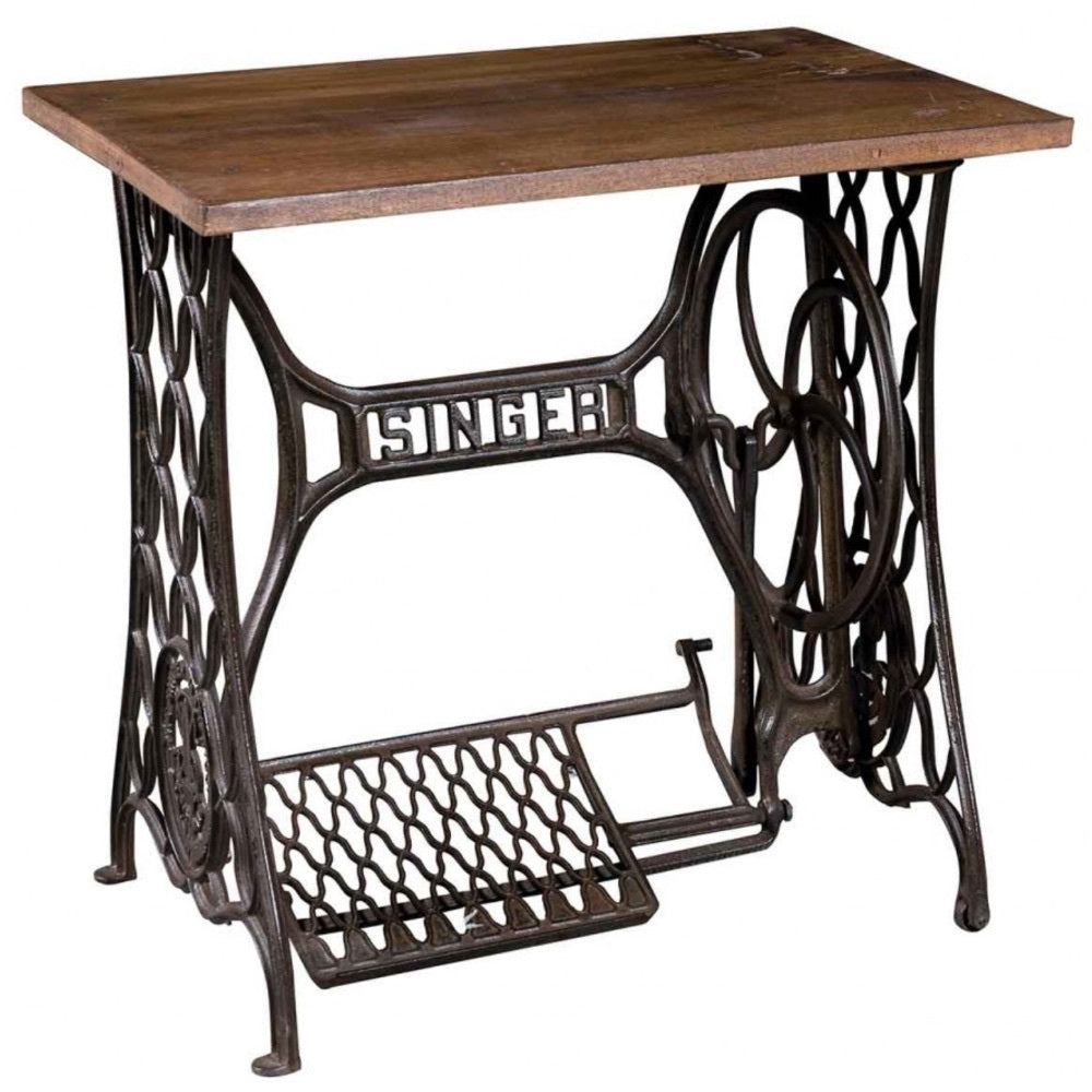 Tavolo quadrato industrial base ferro