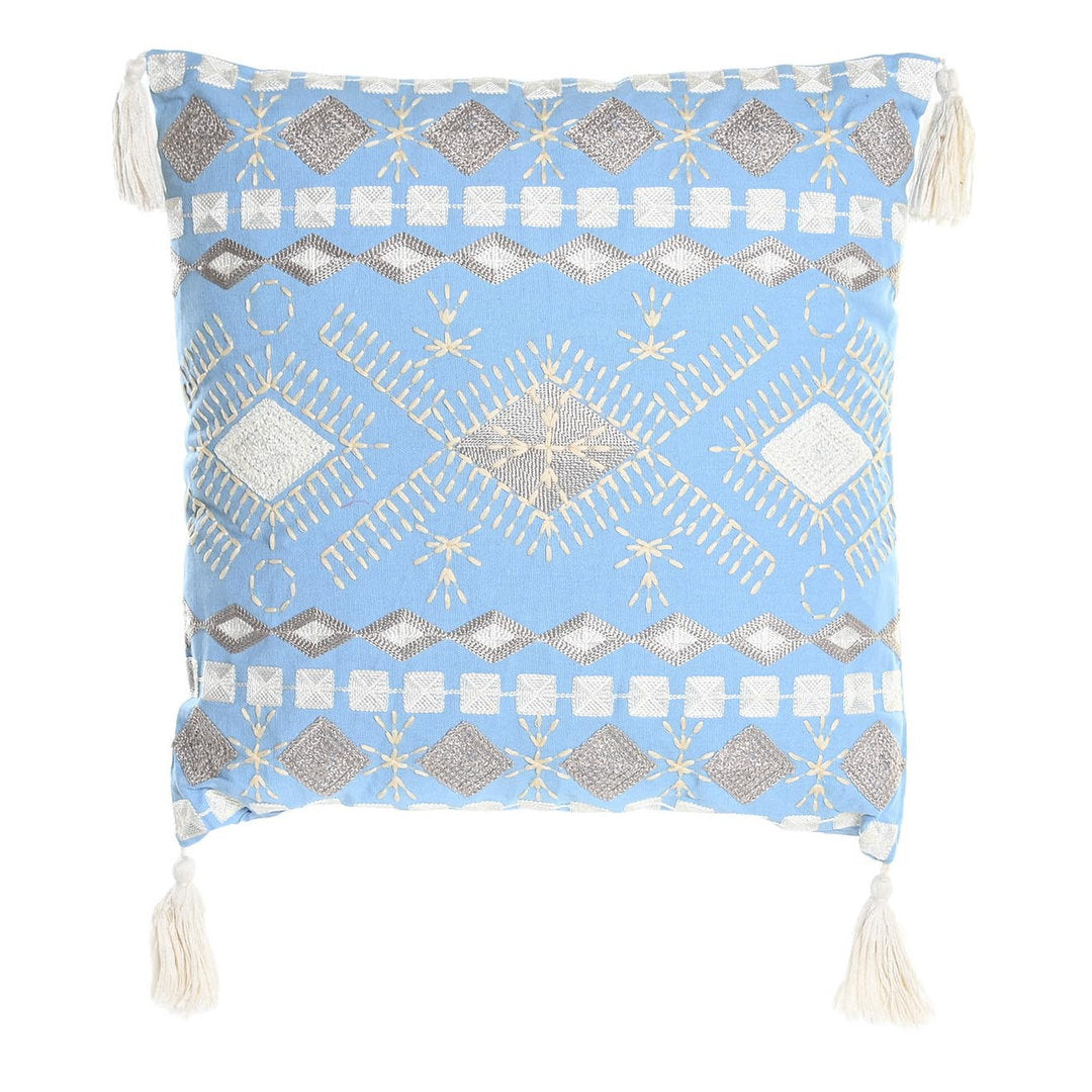 Cuscino bohemian azzurro  40x40