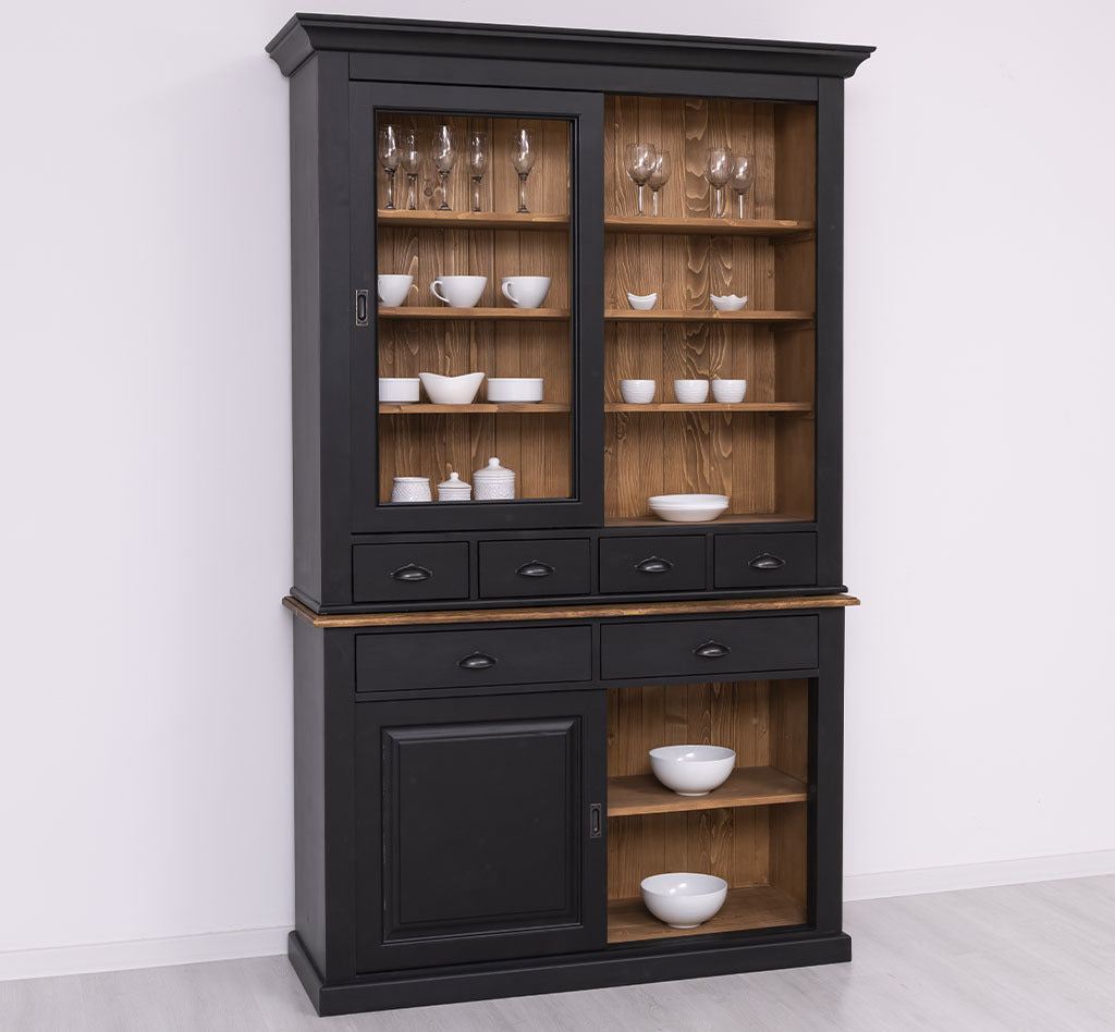 Vetrina libreria shabby noir