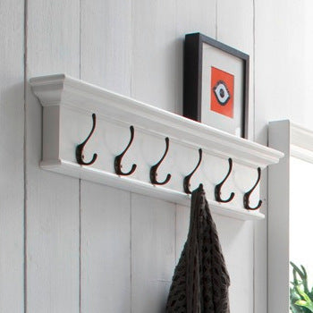 Mensola appendiabiti 6 ganci