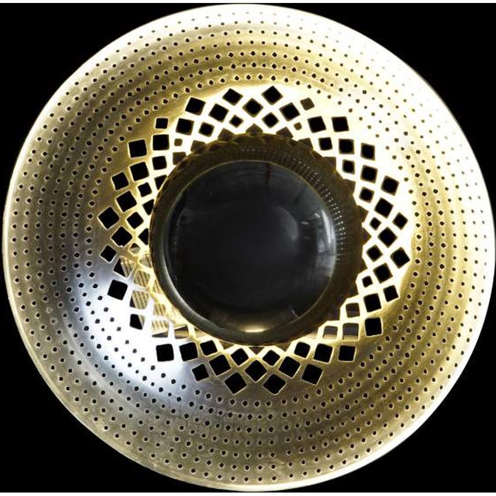 Lampada da parete vintage chic dorata