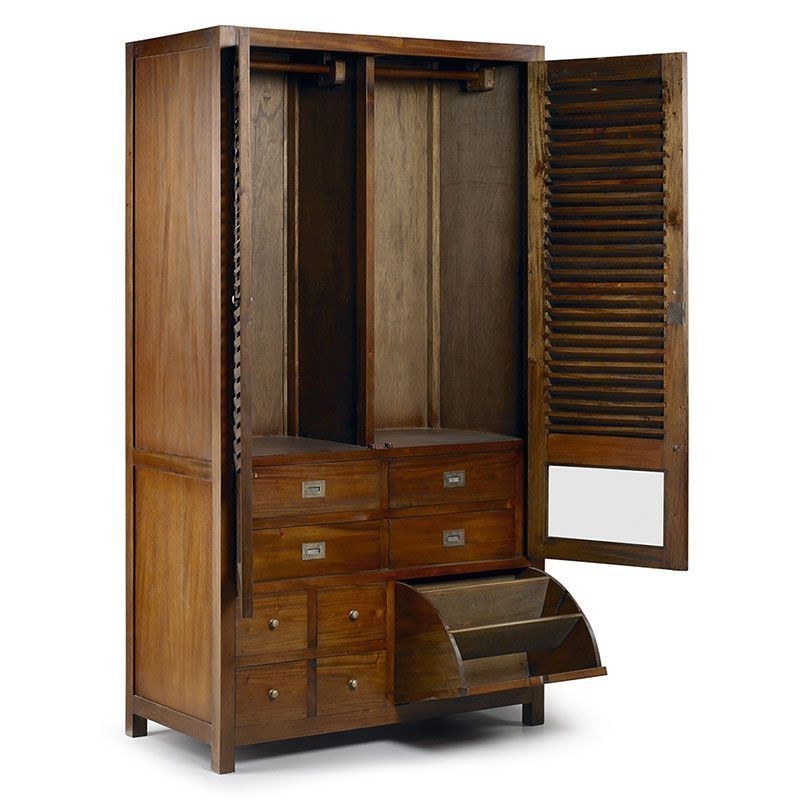 Armadio etnico stile coloniale