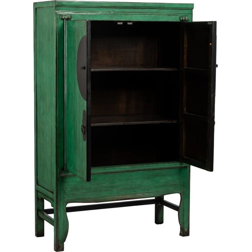 Armadio cinese orientale verde