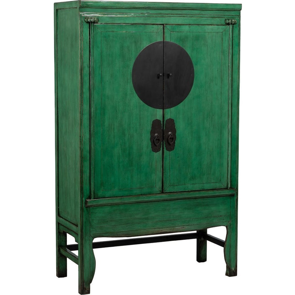 Armadio cinese orientale verde