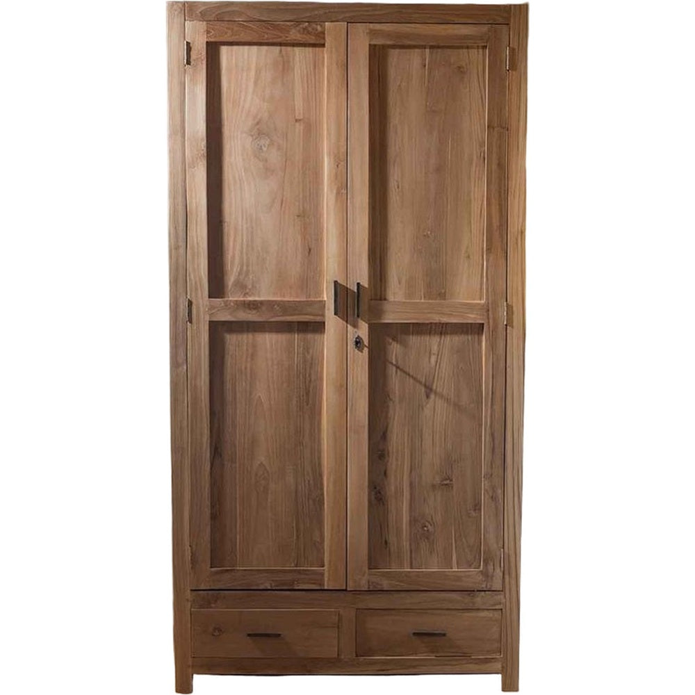 Armadio country chic legno teak