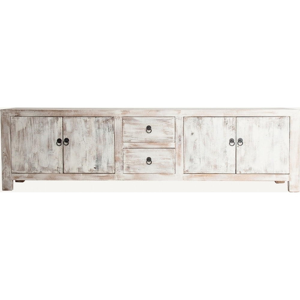 Mobile provenzale bianco per soggiorno romantico e luminoso