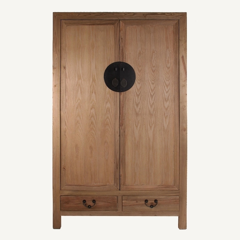 Armadio stile cinese naturale