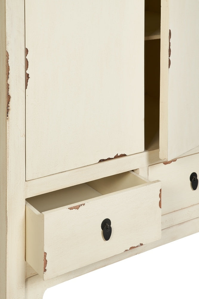 Armadio orientale bianco crema