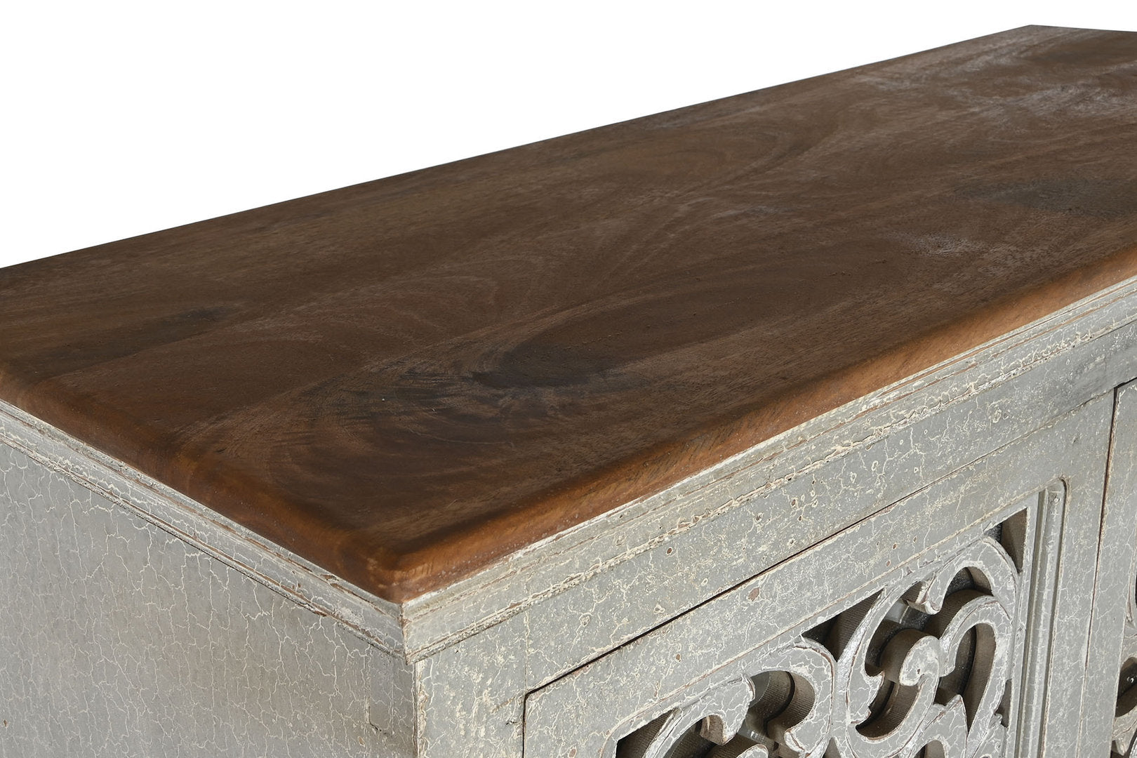 Armadio orientale grigio shabby