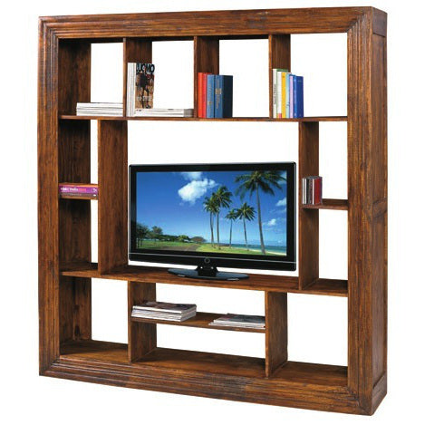 Libreria porta tv etnica