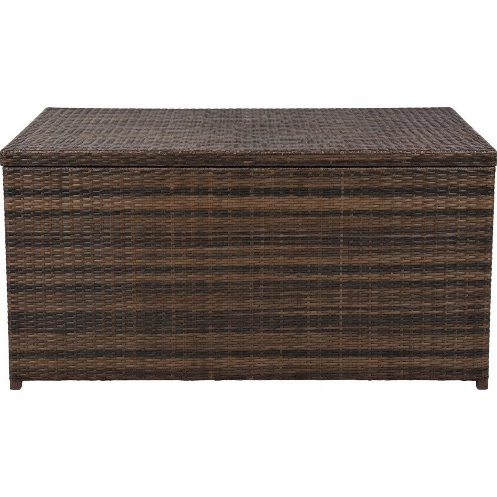 Baule Contenitore da Esterno in Polyrattan Virel Croco