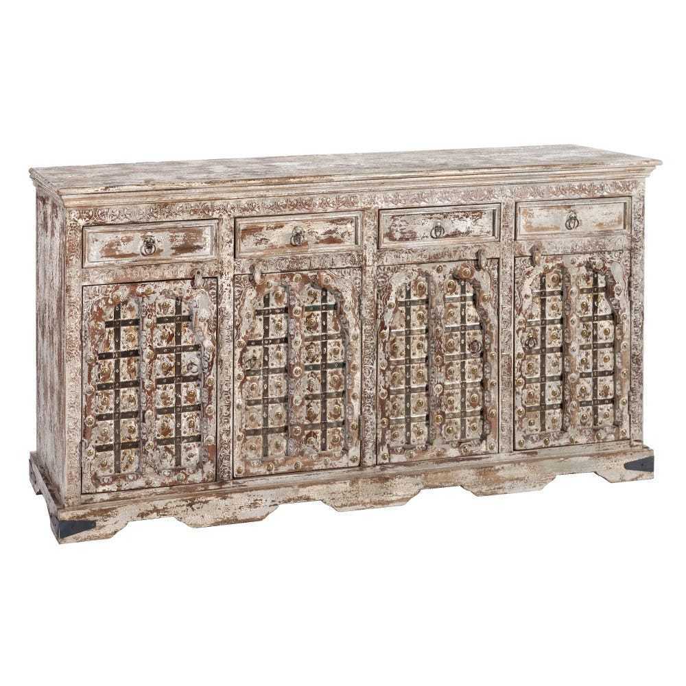 Credenza etnica indiana anticata