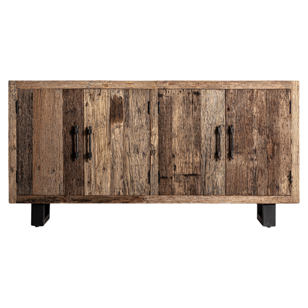 Buffet rustico stile industrial