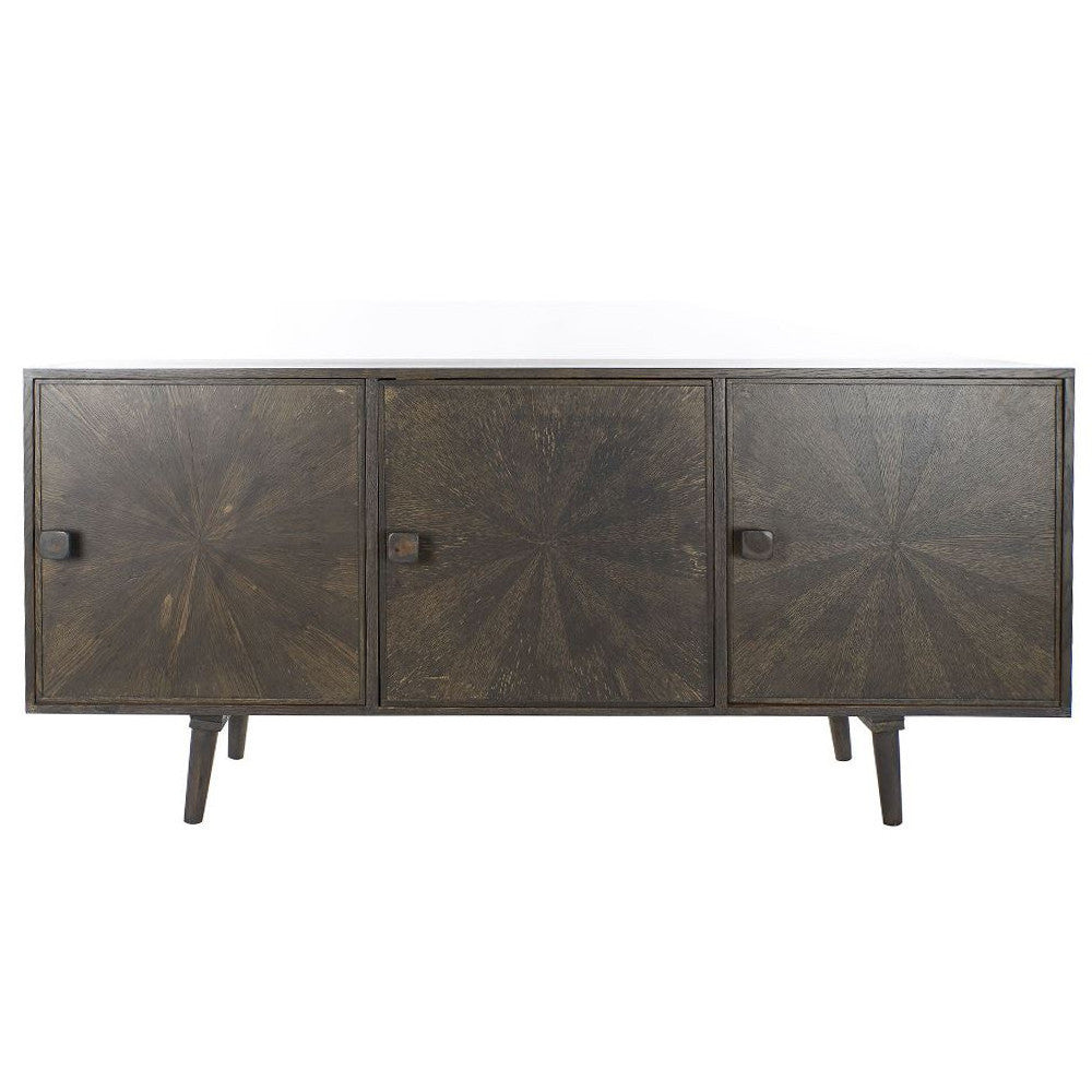 Buffet vintage chic legno scuro
