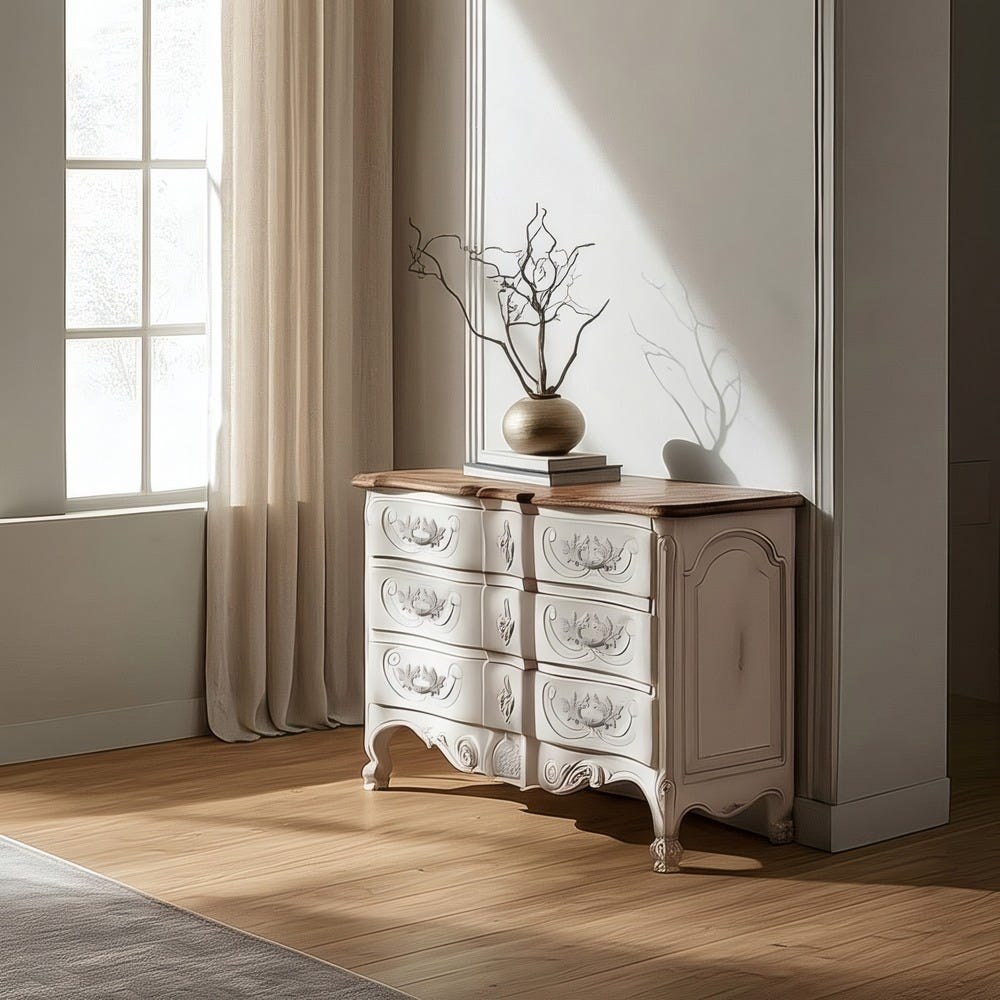 Cassettiera shabby chic