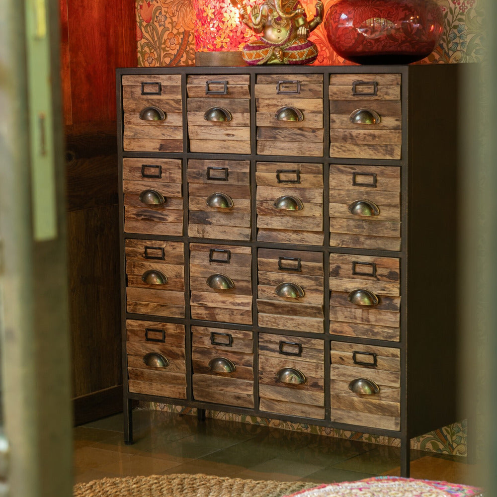 Cassettiera industrial chic