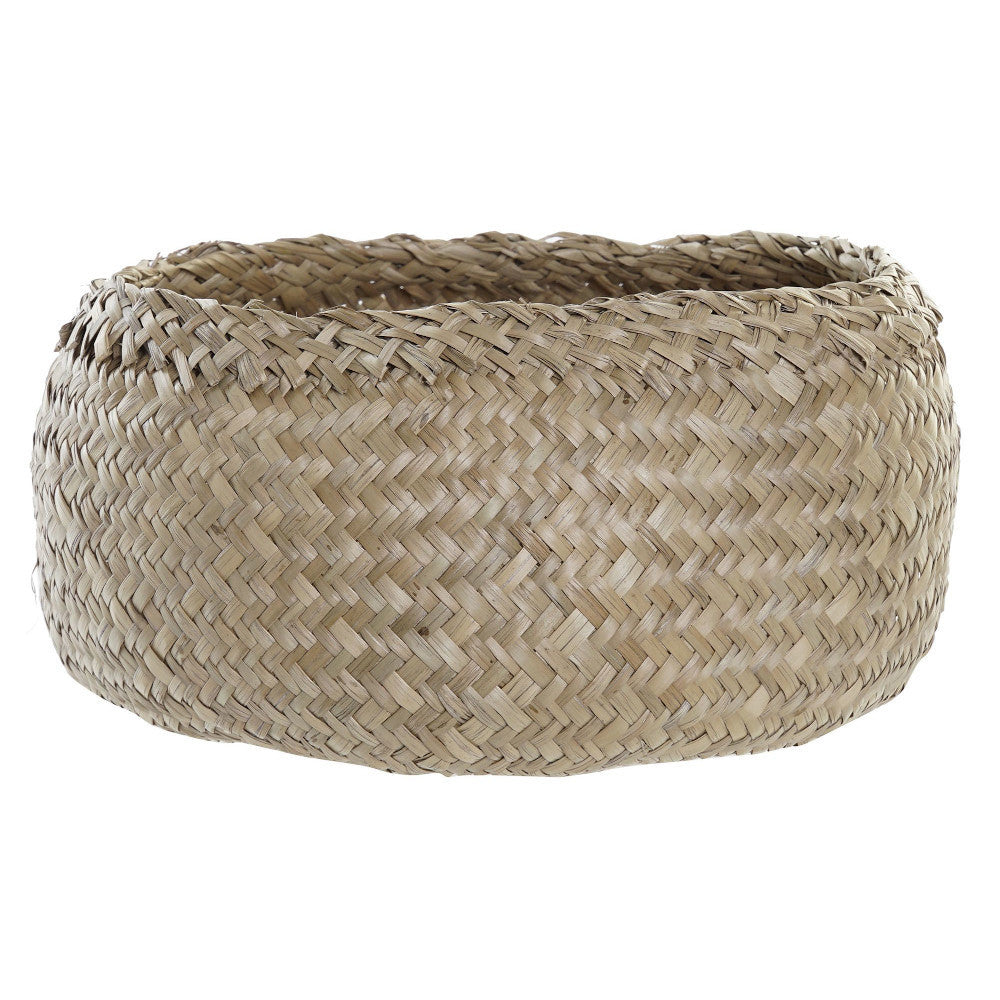 Cesta boho fibra intrecciata