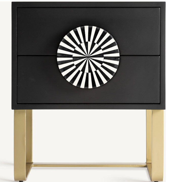 Comodino Art Déco chic per camere moderne e ambienti di lusso