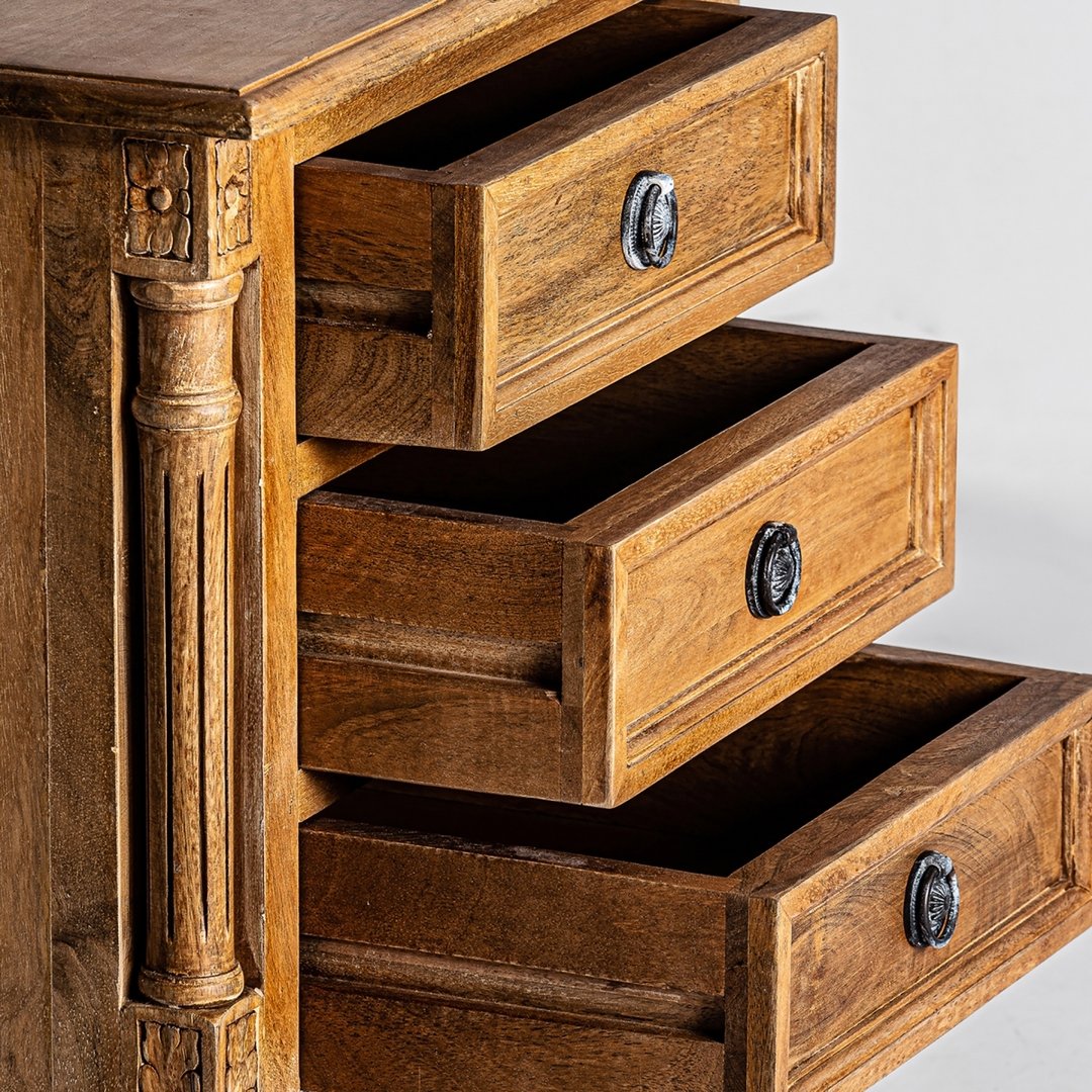 Comodino etnico in mango