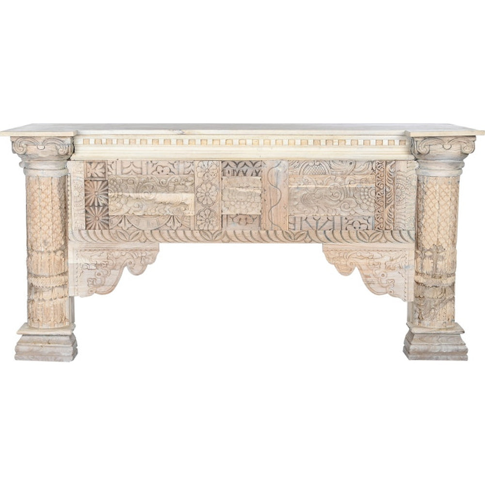 Consolle etnica indiana di lusso per ingressi e ambienti eleganti